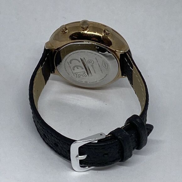 Fossil Hybrid FTW5023 Womens Black Leather Analog Dial Genuine Smart Watch CM625 - Picture 10 of 12